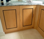 Bathroom cabinet with marble top