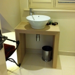 Bathroom basin stand - low level
