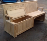 Bench seat with storage